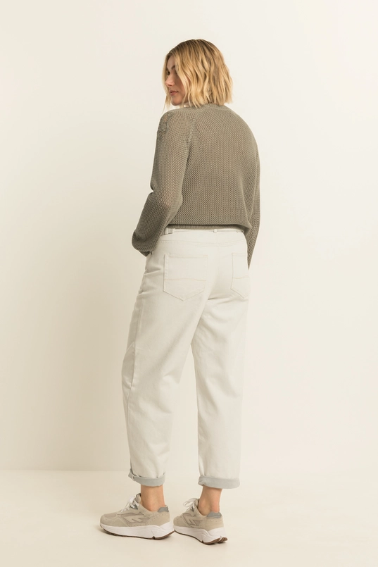 Barrel jeans met riem
