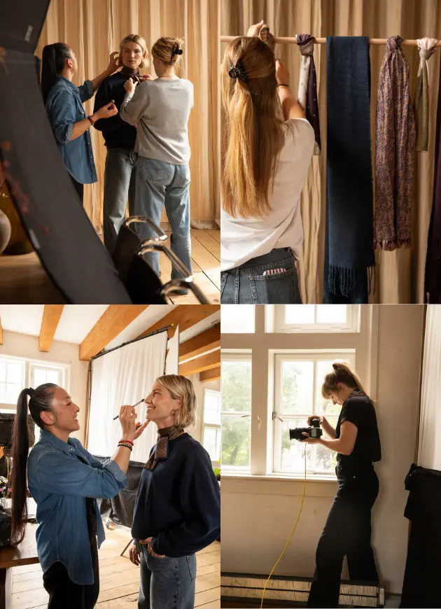 Behind the scenes
