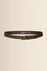 Belt crocodile structure metallic