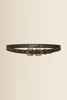 Belt plain long bridge buckle