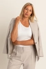Blazer met lurex streep