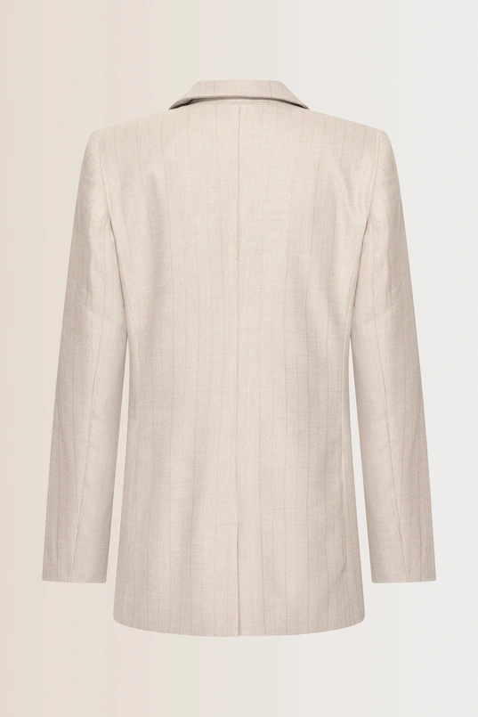 Blazer met lurex streep