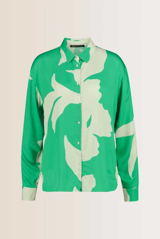 Bloes met bloemprint