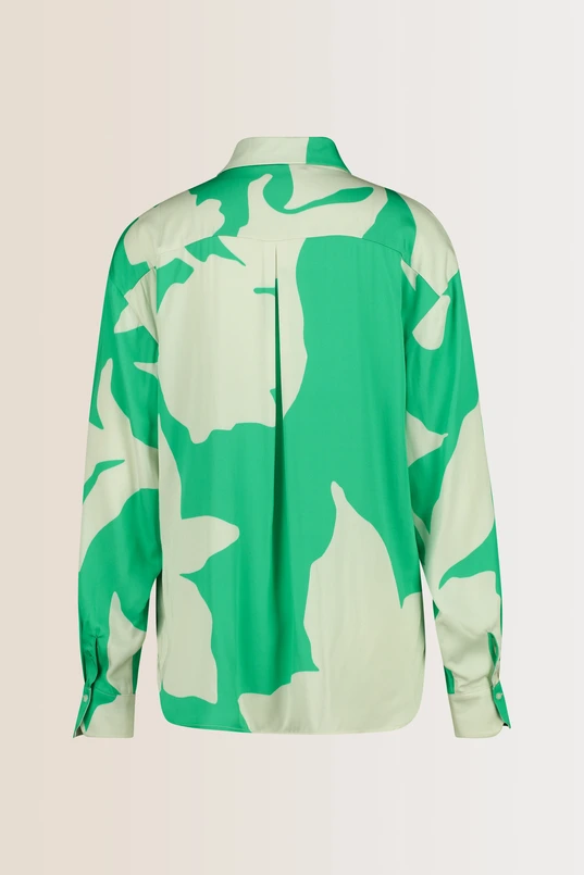 Bloes met bloemprint