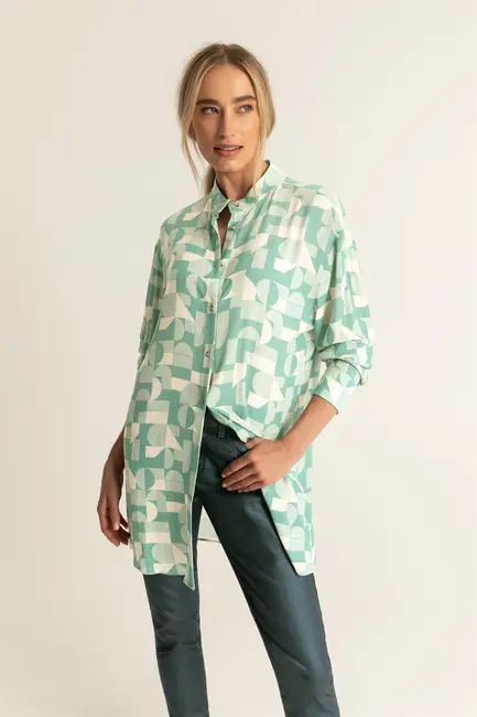 Bloes met print