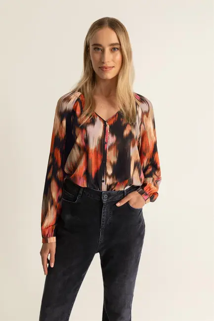 Bloes met print