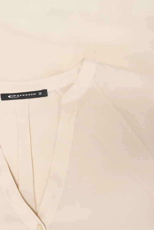 Blouse met geplooide mouwen