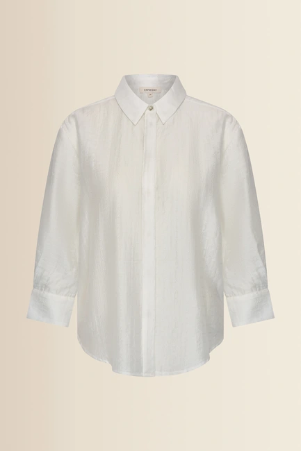 Blouse met ingeweven structuur