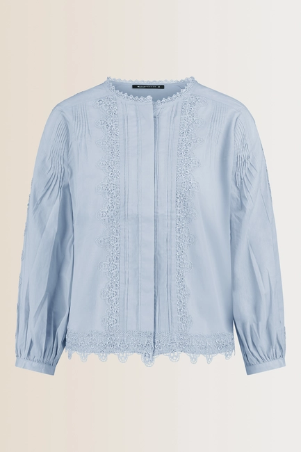 Blouse met kanten details