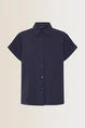 Blouse met korte mouwen