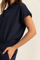 Blouse met korte mouwen