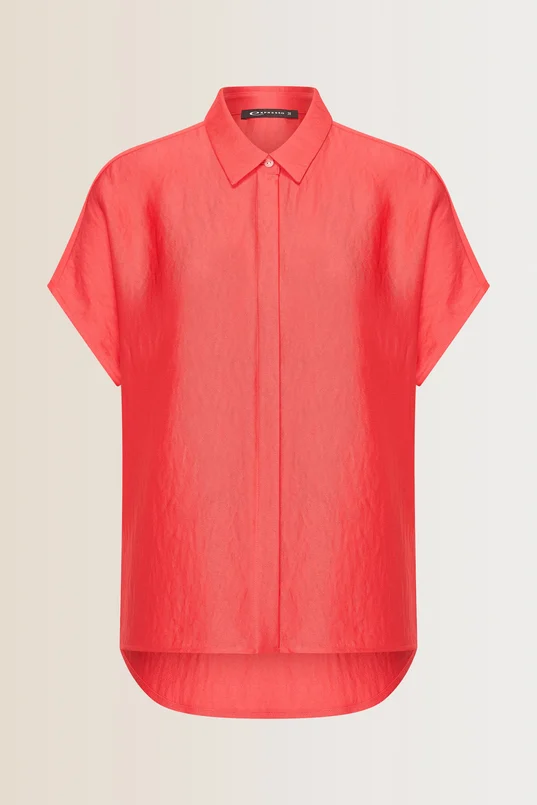 Blouse met korte mouwen