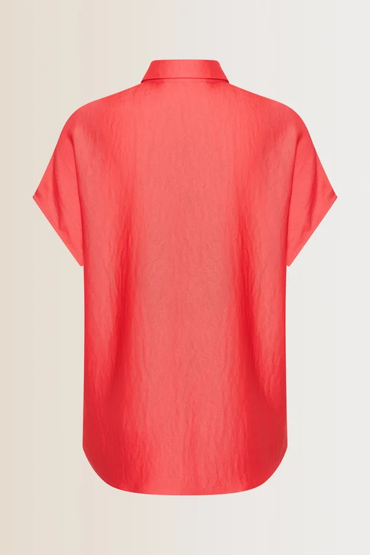 Blouse met korte mouwen