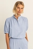 Blouse met korte pofmouwen
