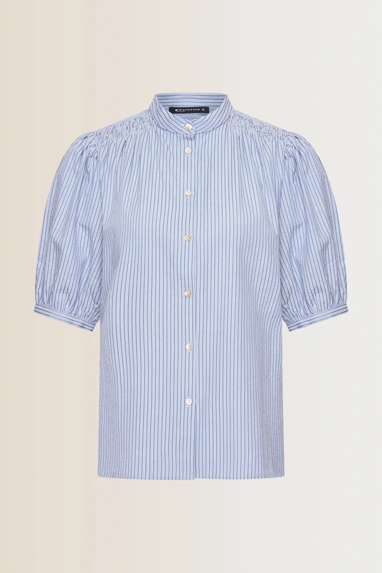 Blouse met korte pofmouwen