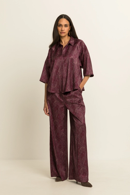 Blouse met paisleydessin