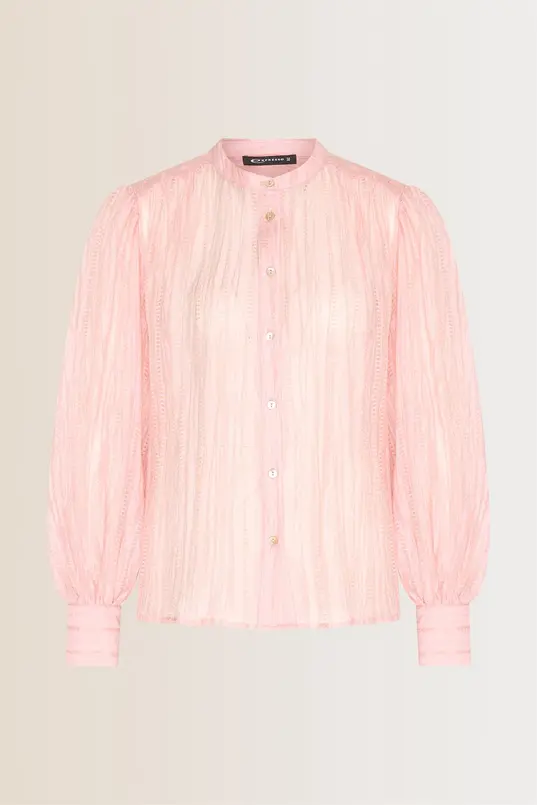 Blouse met pofmouwen