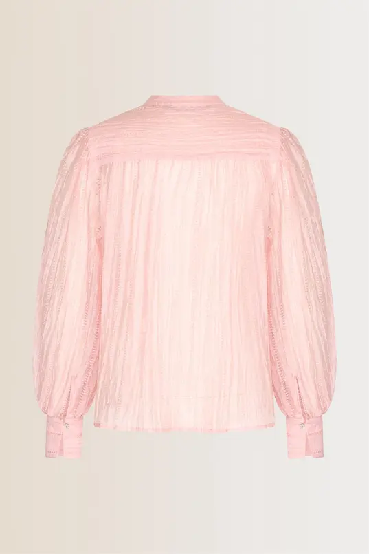 Blouse met pofmouwen