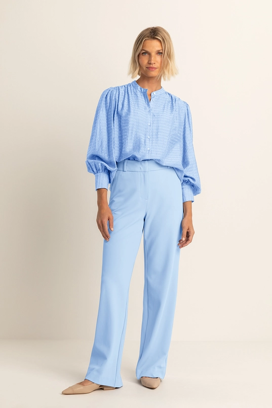 Blouse met pofmouwen