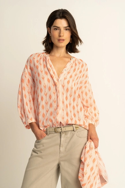 Blouse met print