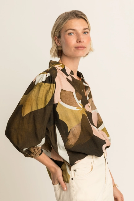 Blouse met print