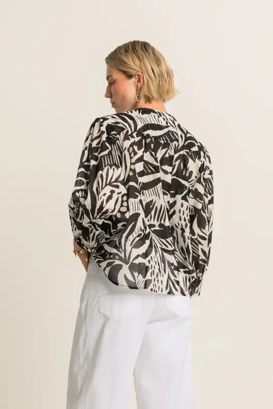 Blouse met print