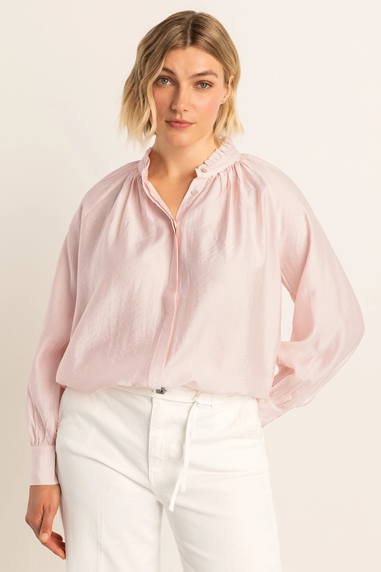 Blouse met ruches