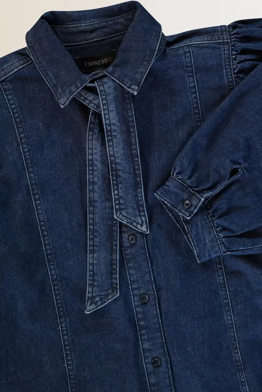Blouse met strikdetail
