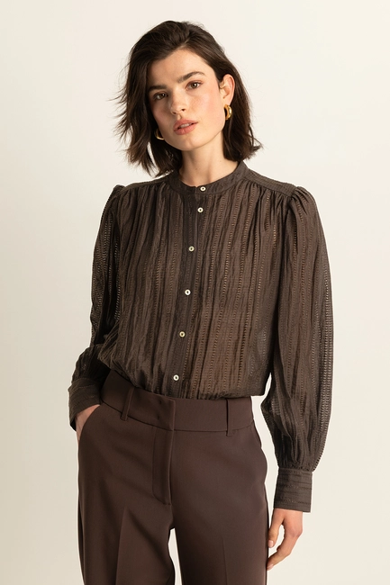 Blouse met structuur