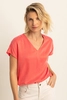 Blouse met V-hals