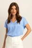 Blouse met V-hals