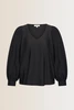Blouse met V-hals