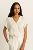 Blouse met V-hals