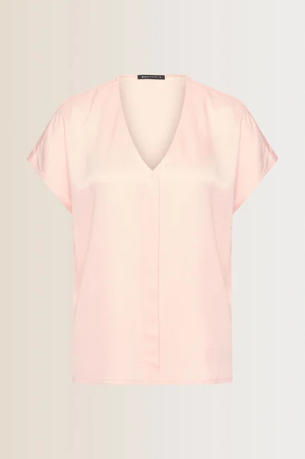 Blouse met V-hals