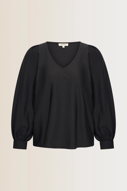 Blouse met V-hals