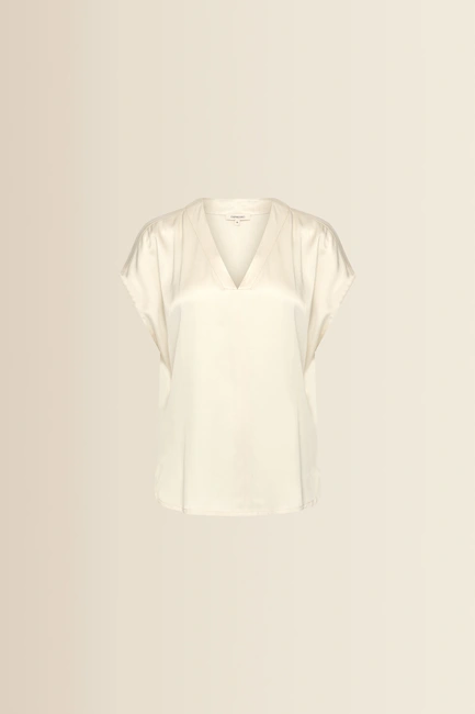 Blouse met V-hals
