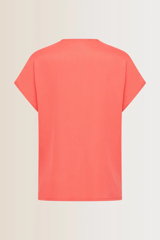 Blouse met V-hals