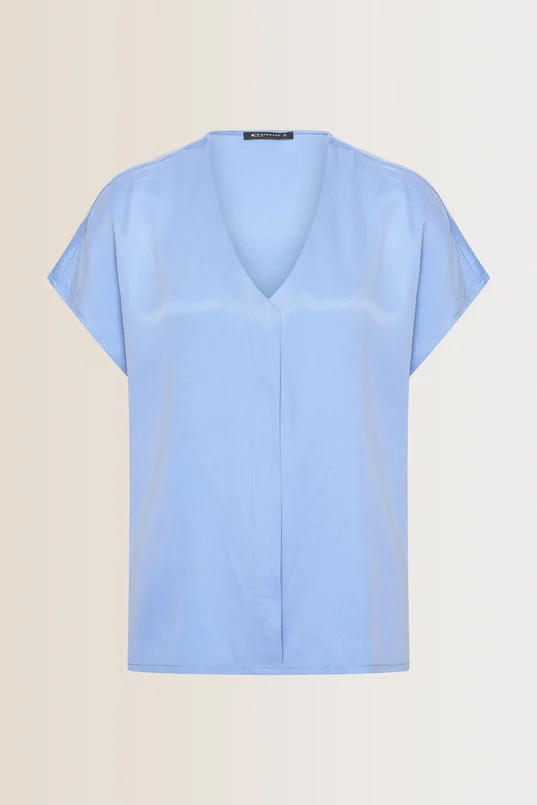 Blouse met V-hals