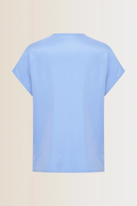 Blouse met V-hals