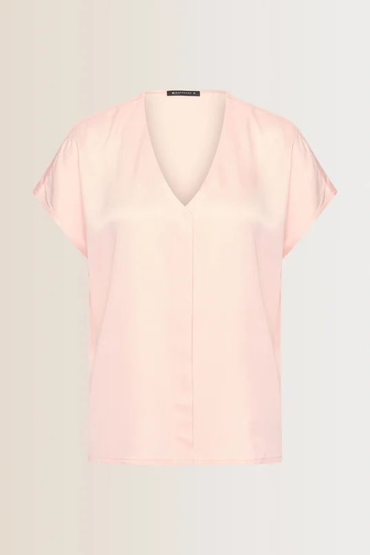 Blouse met V-hals
