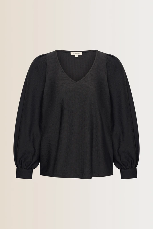Blouse met V-hals
