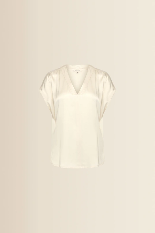 Blouse met V-hals