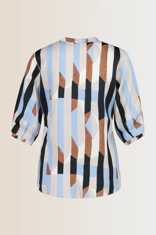 Blouse multicolour print