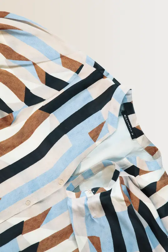 Blouse multicolour print