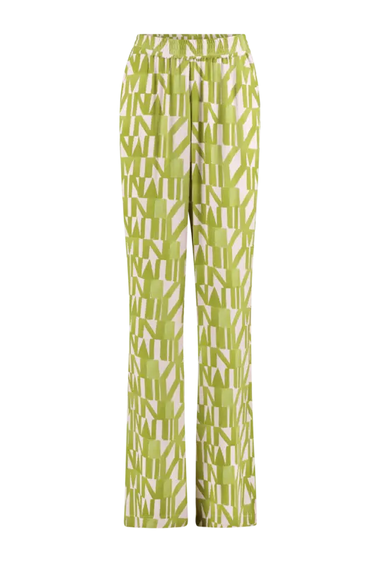 Broek grafische print