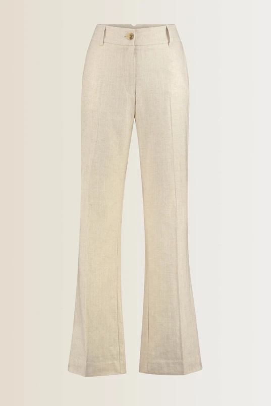 Broek in linnenmix