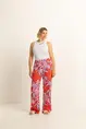 Broek met bloemprint