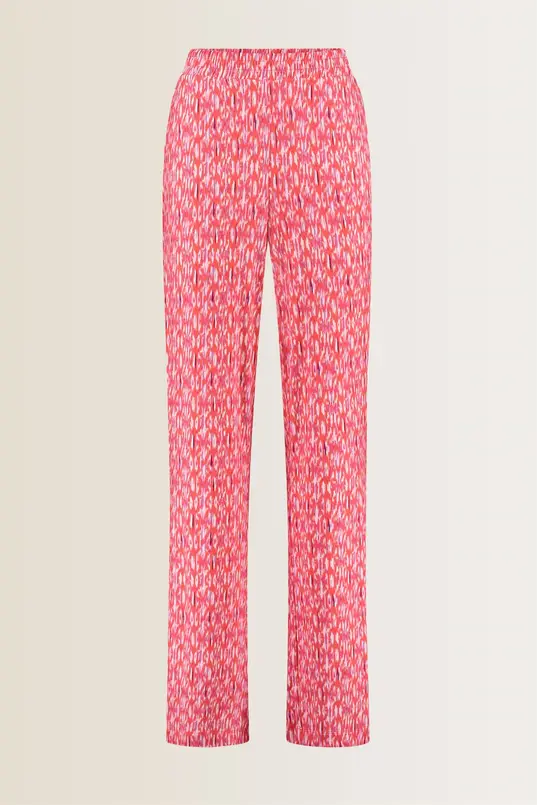 Broek met ikatprint