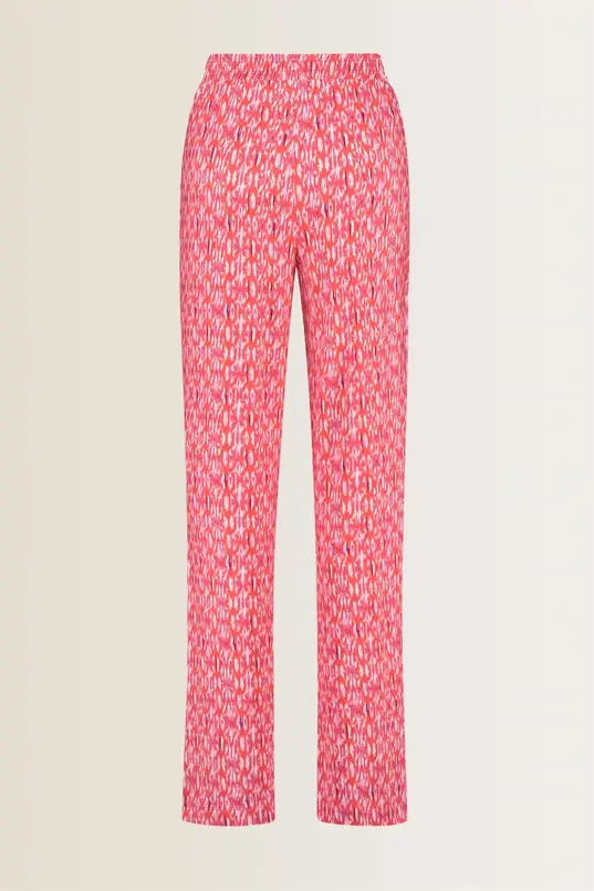 Broek met ikatprint