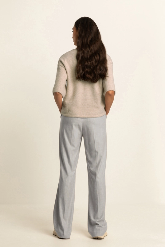 Broek met krijtstreep